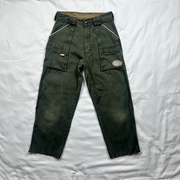 Vintage Bugle Boy Cropped Utility Pants - Picture 2 of 10